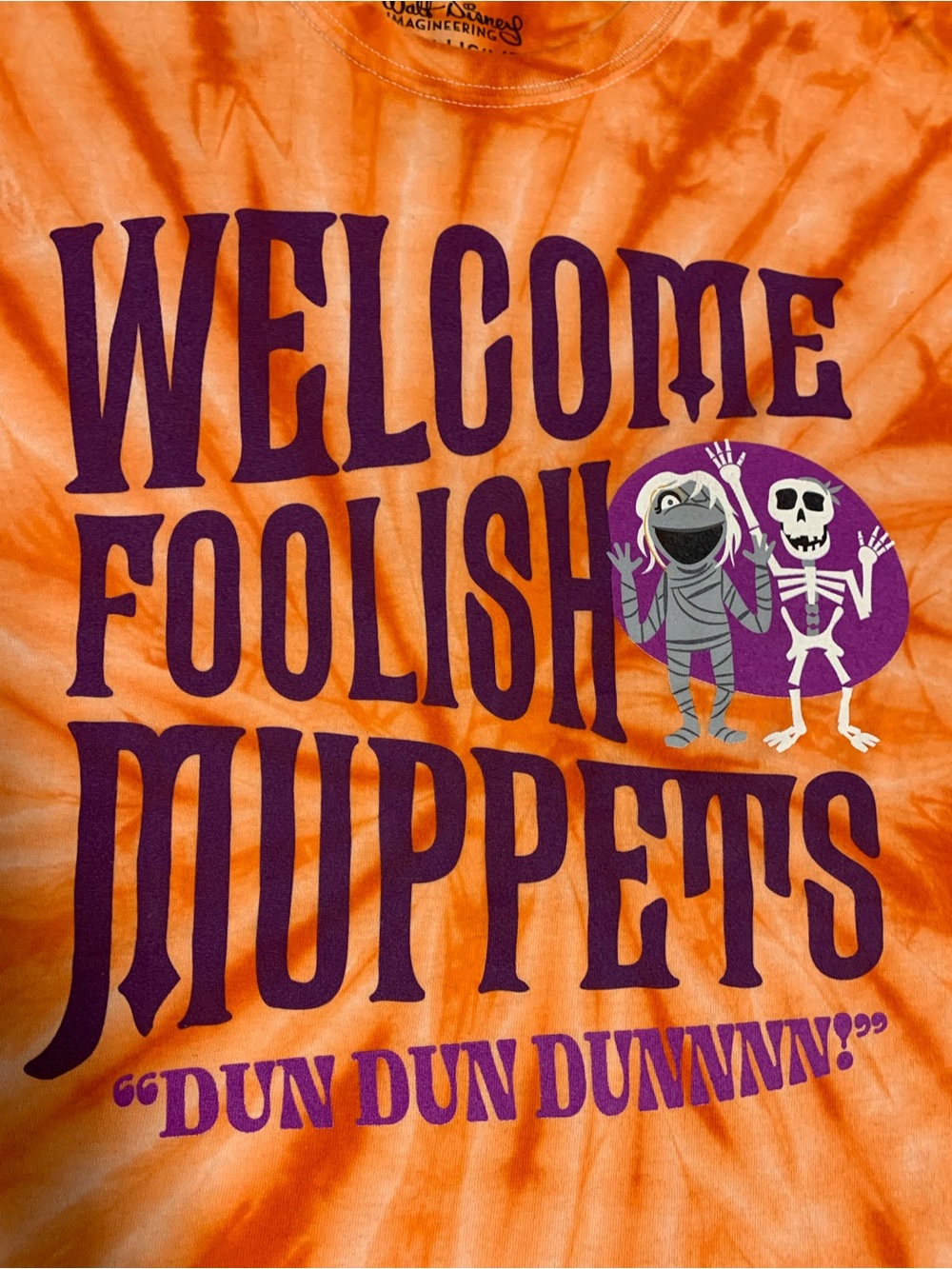 Disney Muppets Haunted Mansion Shirt LRG Mummy Imagineer Exclusive (Minor Stain)